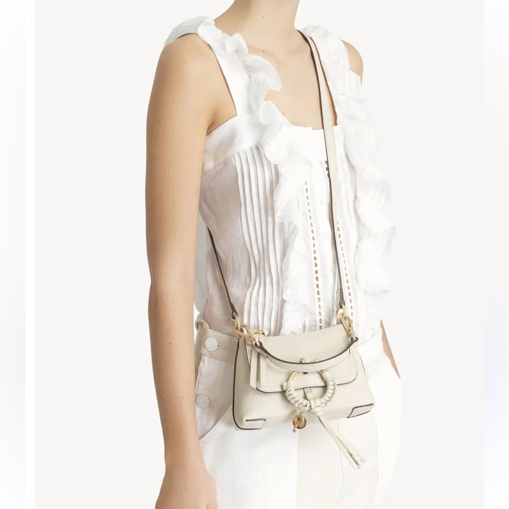 SEE BY CHLOÉ JOAN MINI BAG IN CEMENT BEIGE